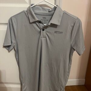 abercrombie kids Light Gray Men's Polo Shirt